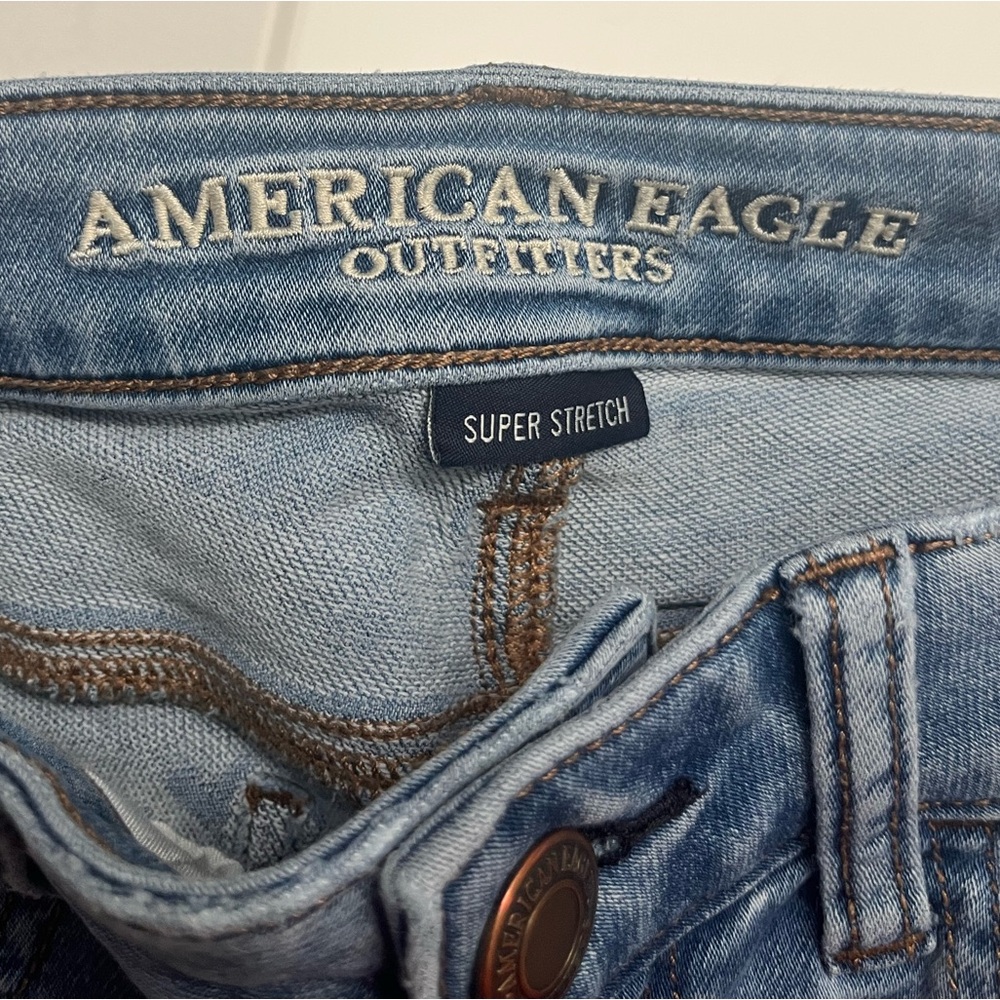 American Eagle, Size 2 Regular, light wash skinny jegging